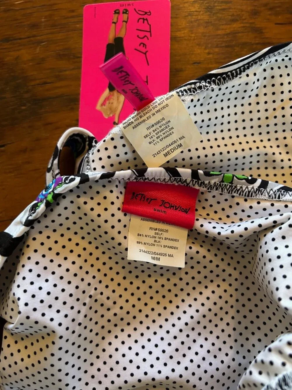 Vintage Betsey Johnson Bikini Set